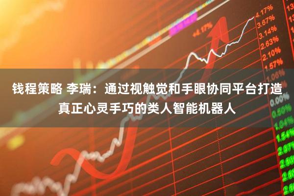 钱程策略 李瑞：通过视触觉和手眼协同平台打造真正心灵手巧的类人智能机器人