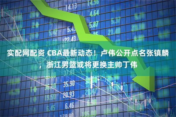 实配网配资 CBA最新动态！卢伟公开点名张镇麟，浙江男篮或将更换主帅丁伟